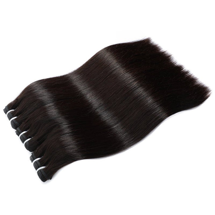 Straight Hair 4 Bundles with 4x4 Lace Closure 100% Human Hair - Lemoda Hair