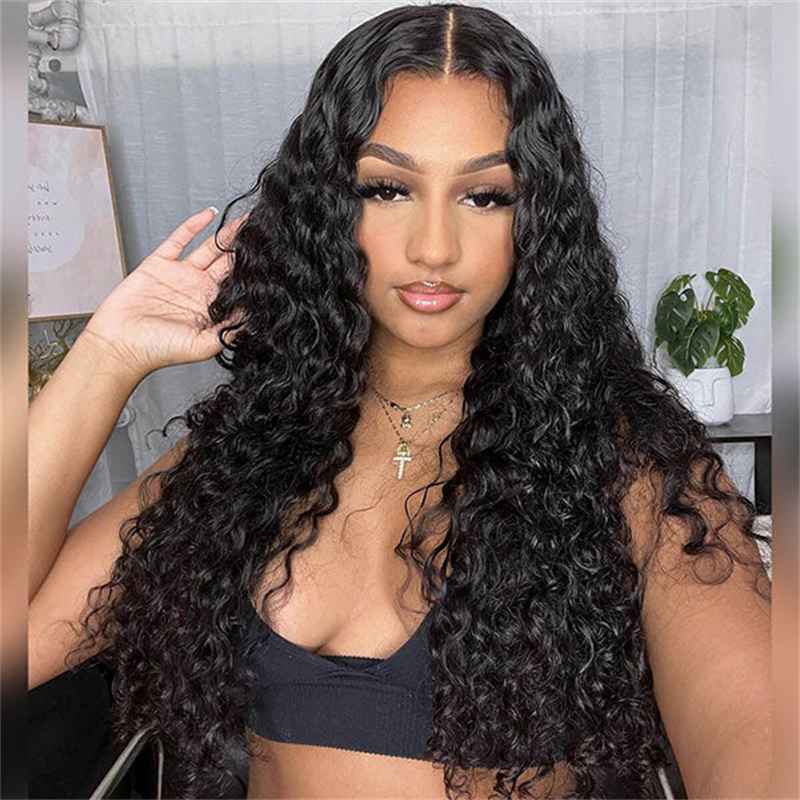 Affordable 13x4 13x6 Transparent Lace Wig Water Wave Front Wigs