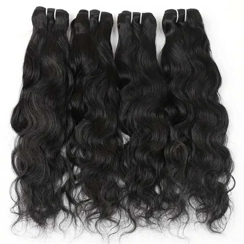 Lemoda Natural Wave Hair Bundles Unprocessed Virgin Human Hair Extensions