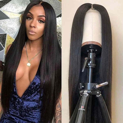 5X5 Lace Closure Wig Brazilian Straight Lace Closure Human Hair Wigs For Black Women