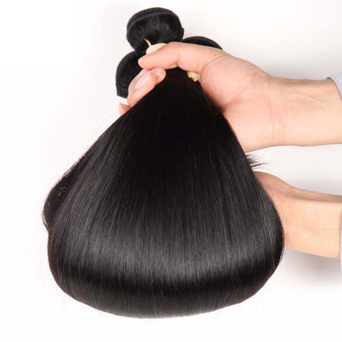 Brazilian Long and Straight Human Hair Weaves Remy Human Hair