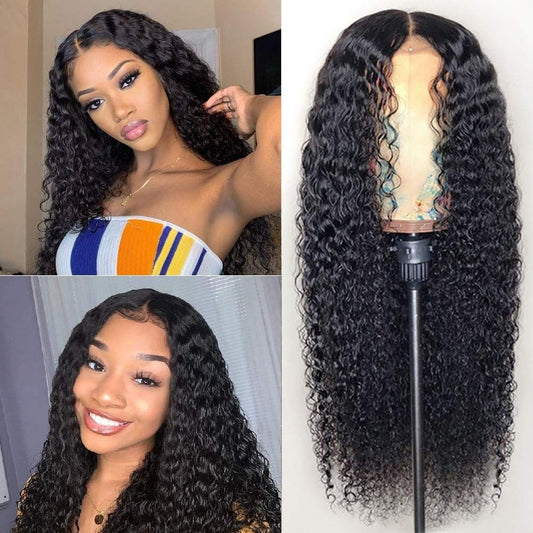 13x4 Lace front Wigs Water Wave 150% Hair Density Brazilian Human Remy Hair