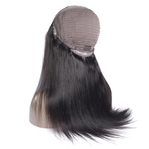Brazilian Straight Human Hair 4x4 Lace Closure Wig Glueless Straight Lace Wigs